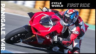 2019 Ducati Panigale V4 R Review  First Ride [upl. by Chariot]