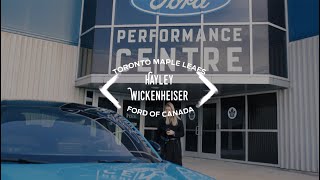 Hayley Wickenheiser drives the Ford Mustang MachE [upl. by Annayar]