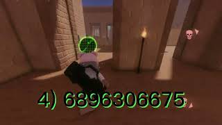 Roblox evade 6 music codes for boombox [upl. by Notsek]