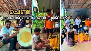 തലമുറകളായി ചെണ്ടകൾ ഉണ്ടാക്കുന്ന ഗ്രാമം  Chenda making [upl. by Onaireves]