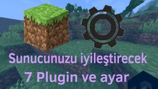 MİNECRAFT SUNUCUNUZU İYİLEŞTİRECEK 7 ŞEY Wildstacker Gsit Viaversion Farklı sürümlerden girme [upl. by Ecinna]