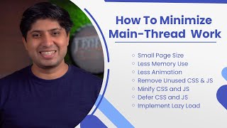 How To Minimize MainThread Work  Increase PageSpeed Insights Score  Core Web Vitals Tutorial [upl. by Wetzel324]