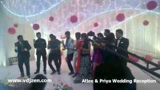 Atlee amp Priya Wedding reception dance with Siva karthikeyan [upl. by Huberman]