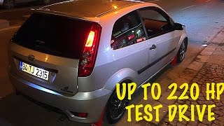 Ford Fiesta S Big Turbo Project Test Drive [upl. by Raoul623]