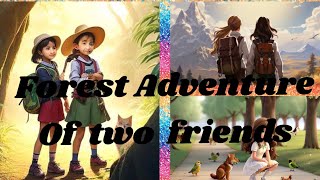 Forest Adventure of two friends😍storyworld stories bestimestories storytime story kidsstory [upl. by Adest71]