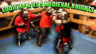 Eddie Hall vs 5 Medieval Knights [upl. by Mycah696]