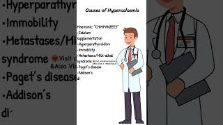 Causes of Hypercalcemia mnemonic MEDICINOZ [upl. by Annuahsal]