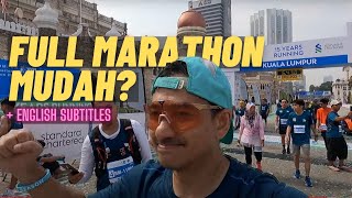 KUALA LUMPUR MARATHON KLSCM 2023  Adakah MUDAH berlari FULL MARATHON 42km [upl. by Roselane]