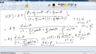 Videolezione fisica 2 parte 20dipolo elettrico parte 5 [upl. by Igenia]