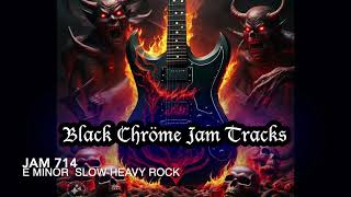 Backing Track 714 Emin Slow amp Heavy Rock [upl. by Odnanref896]