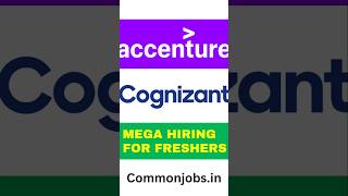 Accenture Cognizant Freshers Mass Hiring accenture cognizant shorts job freshers [upl. by Tamar]