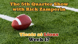 5th Quarter Show  S1E6  Ticats at Lions CFL Week 17 [upl. by Eisele606]