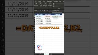 How to use the DATEDIF Function in Excel [upl. by Dijam97]