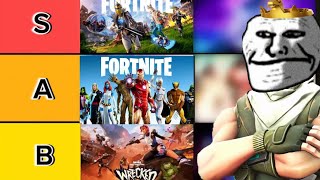 The Ultimate SEASON TIER LIST For Fornite… [upl. by Anahpets]