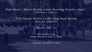 Palm Desert Charter MS  Alamo March  2024 Martin Luther King Band Review [upl. by Nerita996]