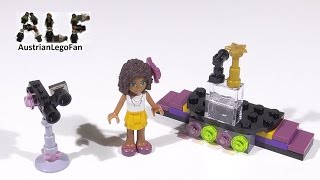 Lego Friends 30205 Popstar Polybag  Lego Speed Build Review [upl. by Acinyt]