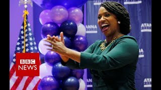 Ayanna Pressley Democrat reacts to shock primary win  BBC News [upl. by Atiuqaj]