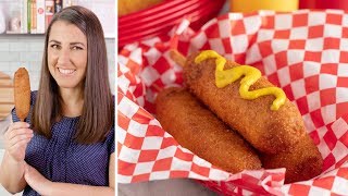 How to Make Hand Dipped Corn Dogs [upl. by Cass]