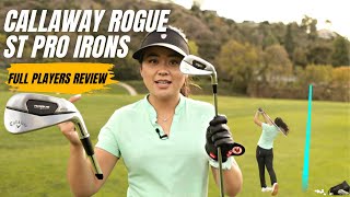 Callaway Rogue ST Pro Irons  Full Review [upl. by Esyned278]