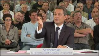 Sarkozy en Charente donne la parole Ã Royal [upl. by Ytoc]