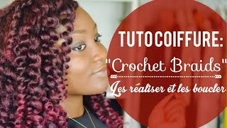 Comment réaliser et boucler les crochet braids  Tuto coiffure [upl. by Amethyst]