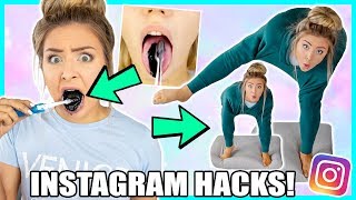 Testing Instagram Hacks and Clickbait  Success Or Disaster  Trying Clickbait Hacks [upl. by Enrobyalc847]