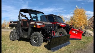 2019 Ranger Boss UTVV Plow [upl. by Nosnah223]