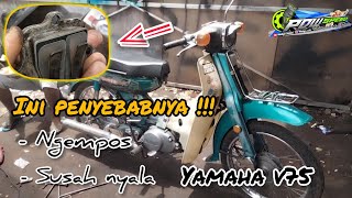 Cek Membran Masalah Yamaha v75 Ngempos Susah Nyala Pagi Hari  PDW Speed 79cc [upl. by Packer]