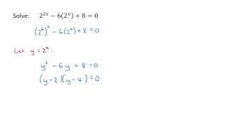 Quadratic equations with indices [upl. by Ackler763]