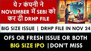 DRHP File In November  Upcoming IPO Review  Latest IPO Review [upl. by Noreen817]