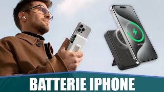 LA MEILLEURE BATTERIE EXTERNE POUR IPHONE  Anker PowerBank MagGo [upl. by Nohsyar]