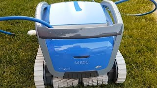 Maytronics Dolphin M600 Robotic Pool Cleaner Review [upl. by Diann]