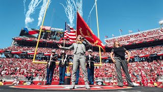 Worlds Youngest Mariachi Mateo Lopez Sings National Anthem at Levis® Stadium  49ers [upl. by Atived591]