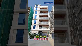 KONDAPUR 2450 SFT INDEPENDENT FLOOR 3 BHK FLAT FOR SALE HYDERABAD ELIP PROPERTY 3bhk flat sale [upl. by Marney864]