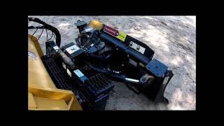 CAT 79quot skid steer 6 way dozer blade  review amp thoughts [upl. by Jeane]