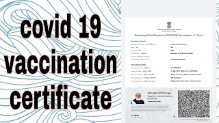 how to download covid19 vaccination certificate on mobile [upl. by Eiznekcam]