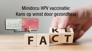 Minidocu HPV vaccinaties kans op winst door gezondheid [upl. by Asilahs896]