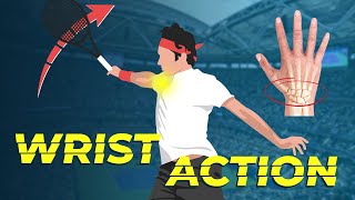 Tennis OneHanded Backhand Wrist Action Science Explained [upl. by Anonyw708]