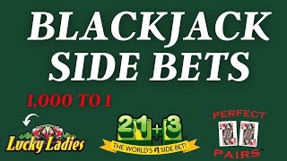 Most Popular Blackjack Sidebets Exploring Extra Ways to Win Major Money [upl. by Eisnil790]