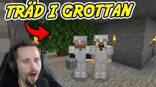 VI PLANTERAR TRÄD I GROTTAN  Minecraft Hardcore Lets Play 2 [upl. by Inatsed70]