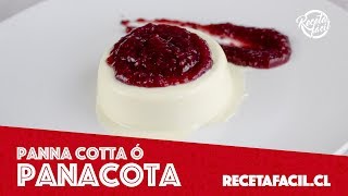 Receta Fácil de Panna Cotta o Panacota [upl. by Hayila941]