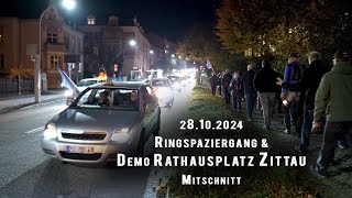 Spaziergang und Montagsdemo 28102024 in Zittau [upl. by Vola]