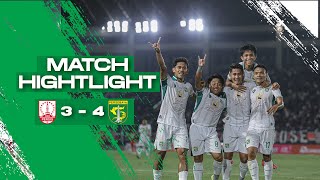 HIGHLIGHTS MATCH  PERSIS 3  4 PERSEBAYA  OFFICIAL PERSEBAYA [upl. by Benton]