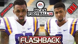 ODELL BECKHAM AND JARVIS LANDRY COLLEGE FLASHBACK  NCAA FOOTBALL 14 GAMEPLAY [upl. by Eet]