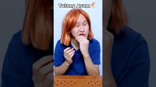 Tim pemakan tulang ayam Wkwk food asmr mukbang [upl. by Yrrum]