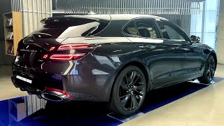 2023 Genesis G70 Shooting Brake Exterior amp Interior Walkaround [upl. by Lesna]