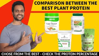 Comparing the Best vegan plant protein supplement in India  How much protein percentage [upl. by Isaak]