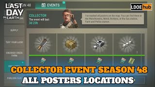 Collector Event All Posters Locations  Last Day on Earth Survival [upl. by Anialahs]