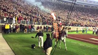 2014 FSU Homecoming Pregame Osceola and Renegade [upl. by Melton]