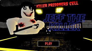 JEFF THE KILLER BARRYS PRISON RUN OBBY roblox scarryobby obby [upl. by Sukramed]